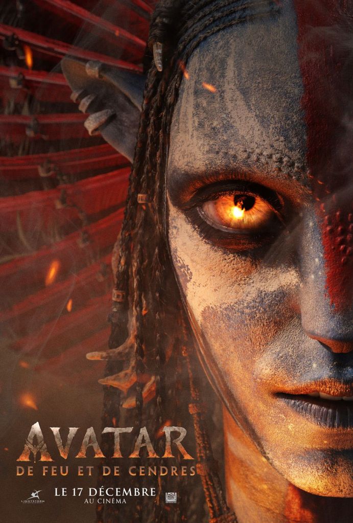 Avatar 3 De Feu et de Cendres - Première affiche - 20th Century Fox